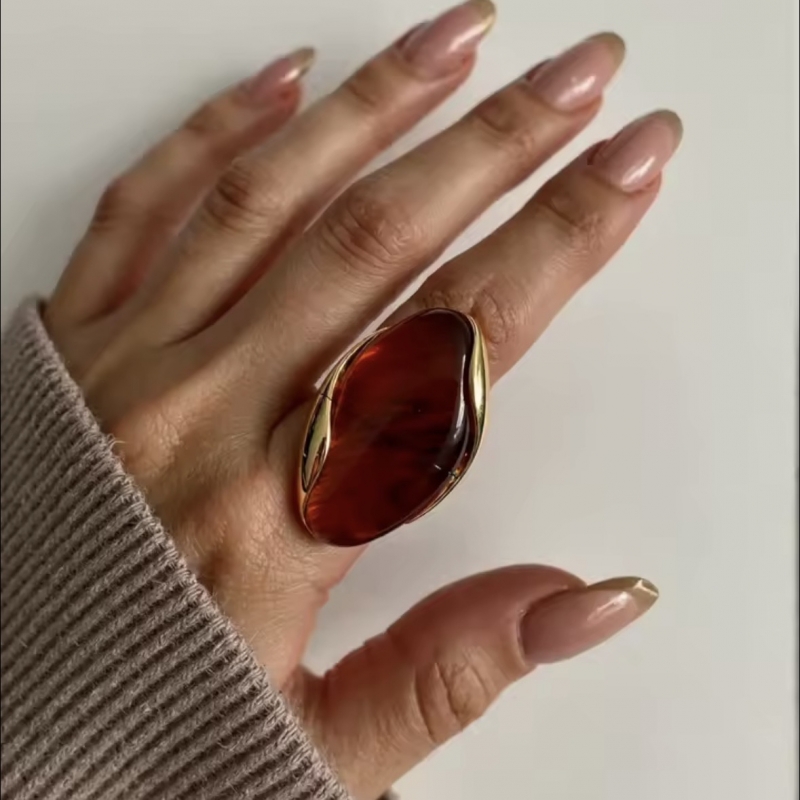 Δαχτυλίδι ατσάλι με ρητίνη