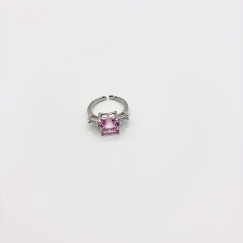 Δαχτυλίδι ατσάλι με swarovski πέτρα