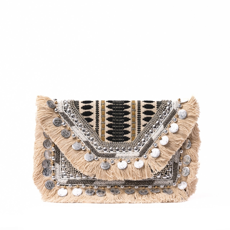 Φάκελος γκρι με σχέδια indian style