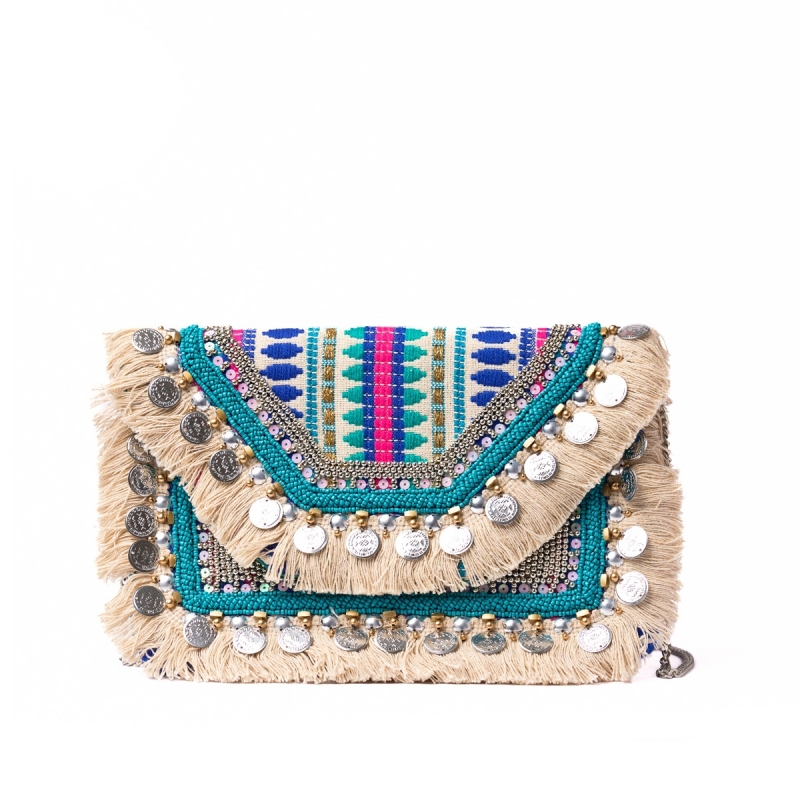 Φάκελος μπλε με σχέδια