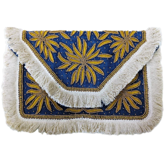 Φάκελος μπλε με σχέδια sun flower
