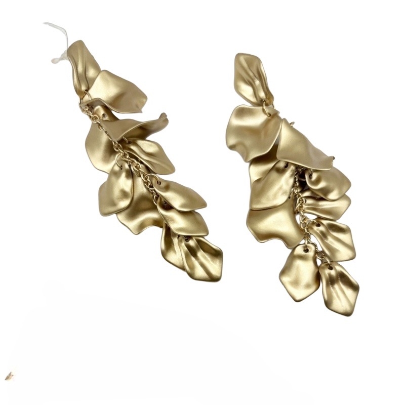 Σκουλαρίκια απο ορείχαλκο επιχρυσωμένα