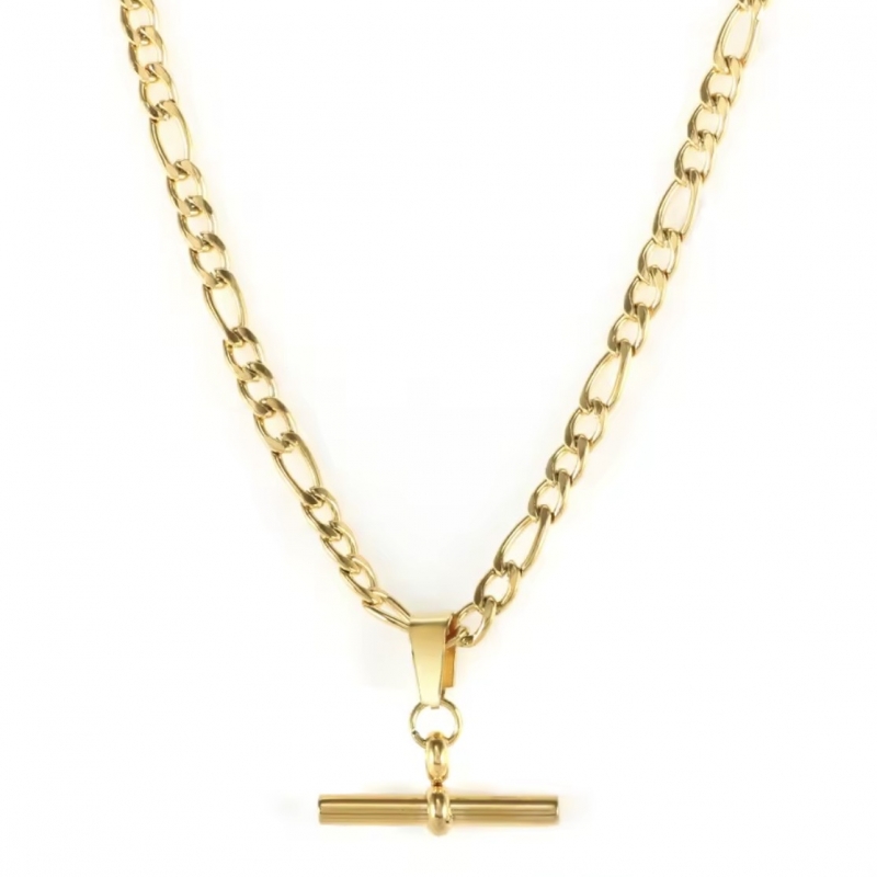 Κολιέ ατσάλι με μπάρα