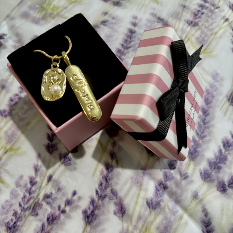 Κολιέ mama’s flower ατσάλι