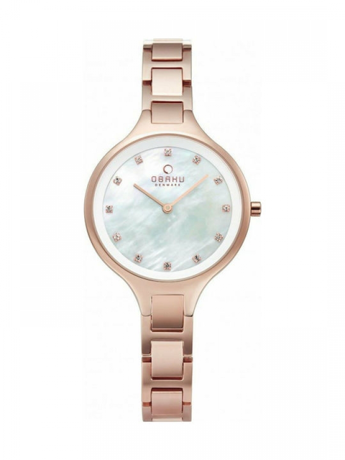 Obaku Iris ροζ χρυσό
