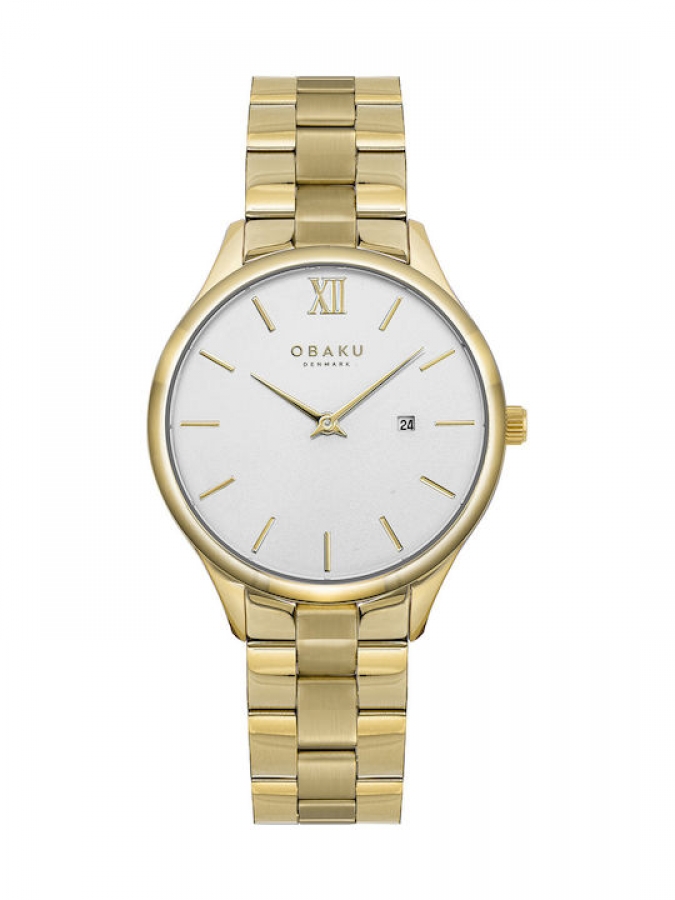 OBAKU Vibe Lille Cider Gold Stainless Steel Bracelet