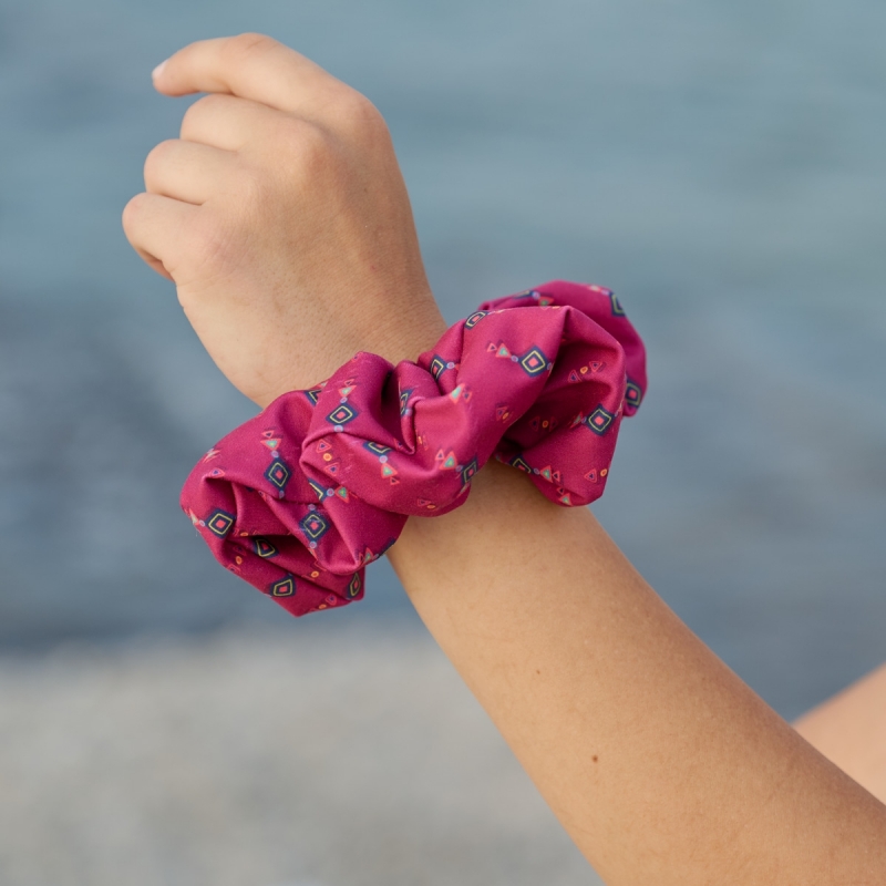 Scrunchies dark pink