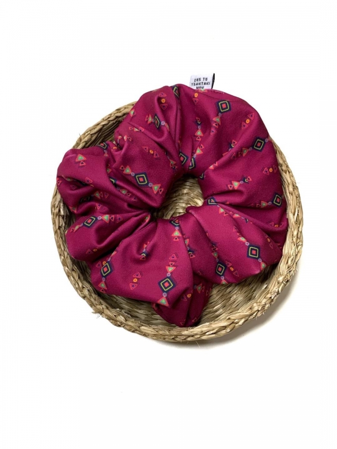 Scrunchies dark pink