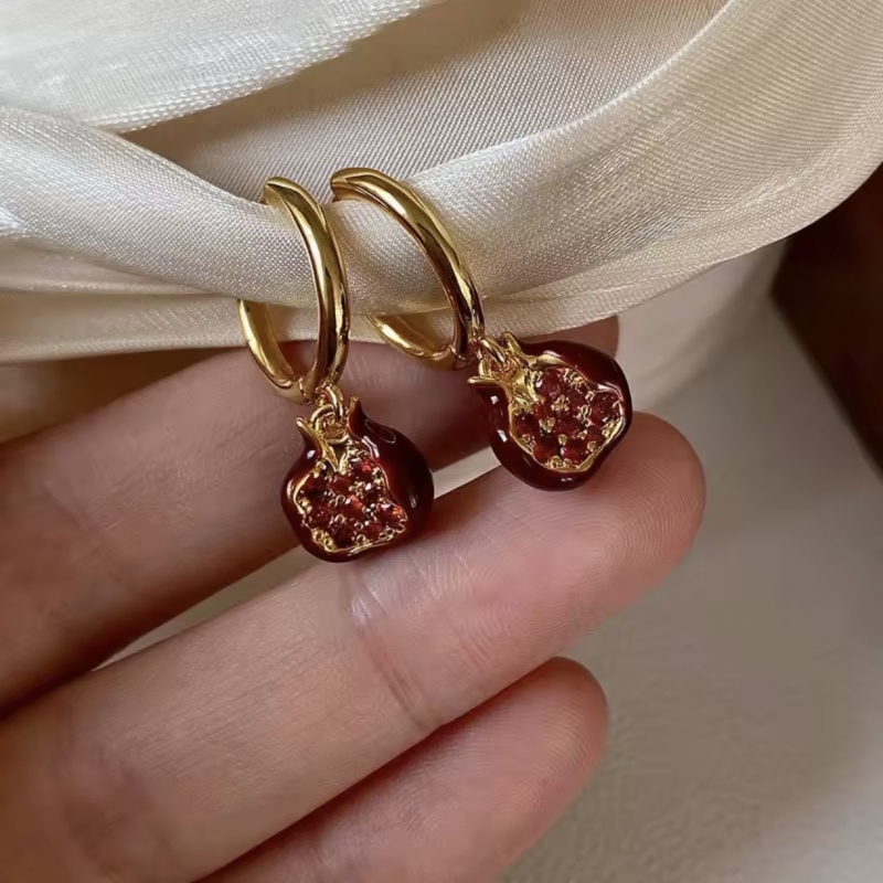 Σετ επιχρυσωμένο με σχέδιο ρόδι