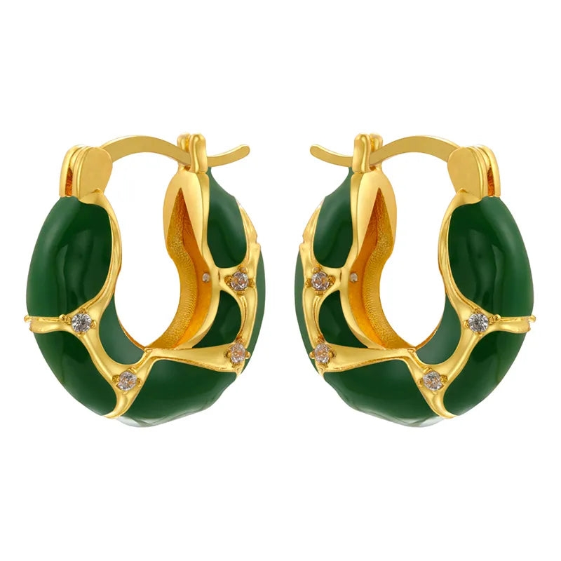 Κρίκοι ατσάλι με σμάλτο