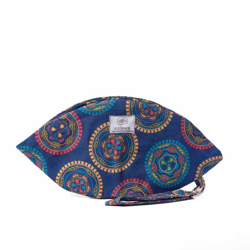 Τσάντα φάκελος με έντονα χρώματα