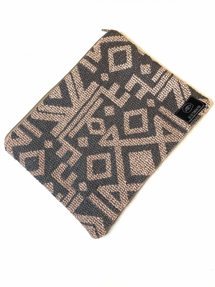 ΤΣΑΝΤΑ ΧΕΙΡΟΣ 'BOHO BEIGE GEOMETRIC'