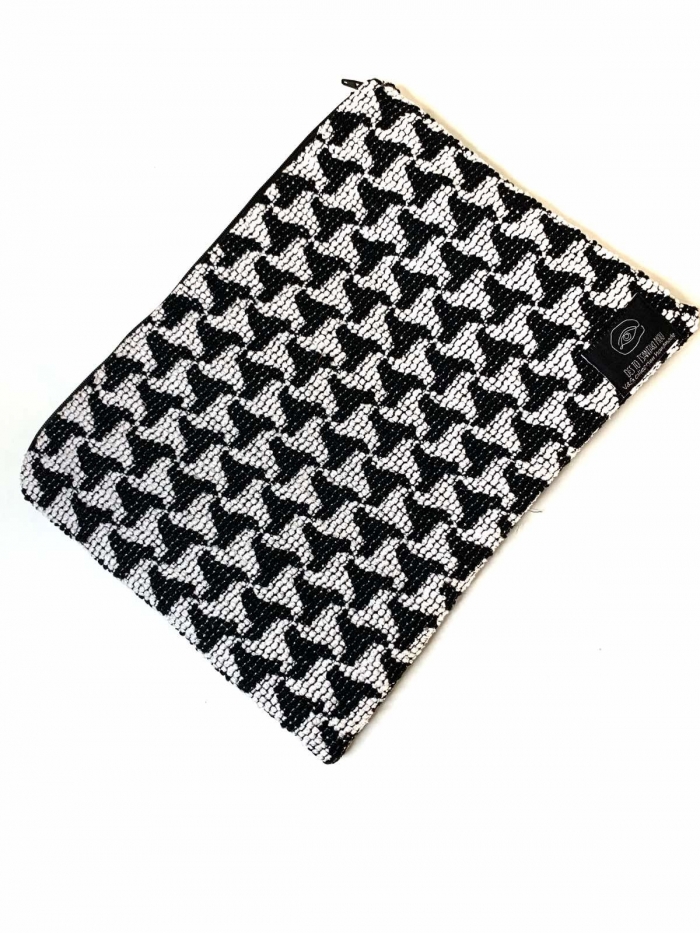 TΣΑΝΤΑ ΧΕΙΡΟΣ 'BOHO BLACK GEOMETRIC'