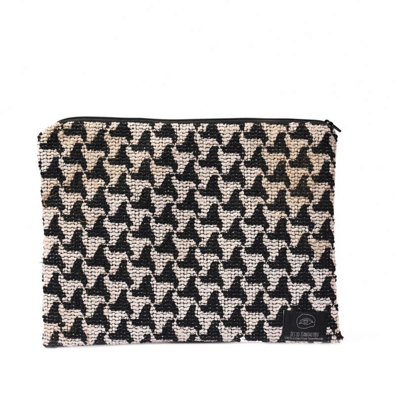 TΣΑΝΤΑ ΧΕΙΡΟΣ 'BOHO BLACK GEOMETRIC'