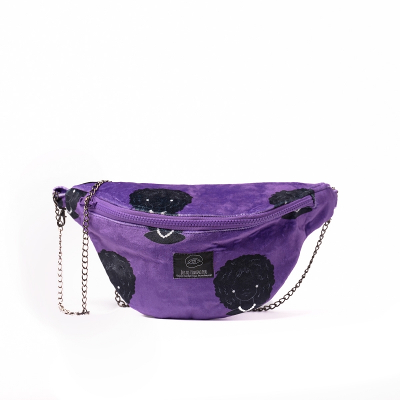 Τσαντάκι μέσης χειροποίητο  ''afro girl''