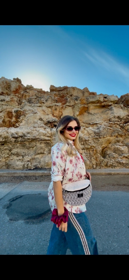 ΤΣΑΝΤΑΚΙ ΜΕΣΗΣ ΧΕΙΡΟΠΟΙΗΤΟ 'DOUBLE COLOUR'