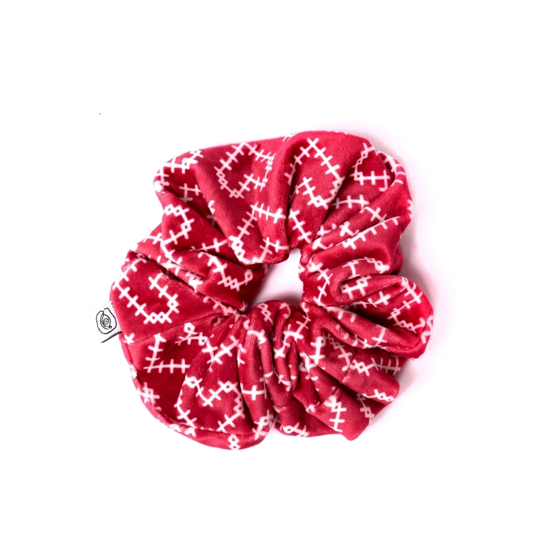 Valentine’s scrunchie handmade