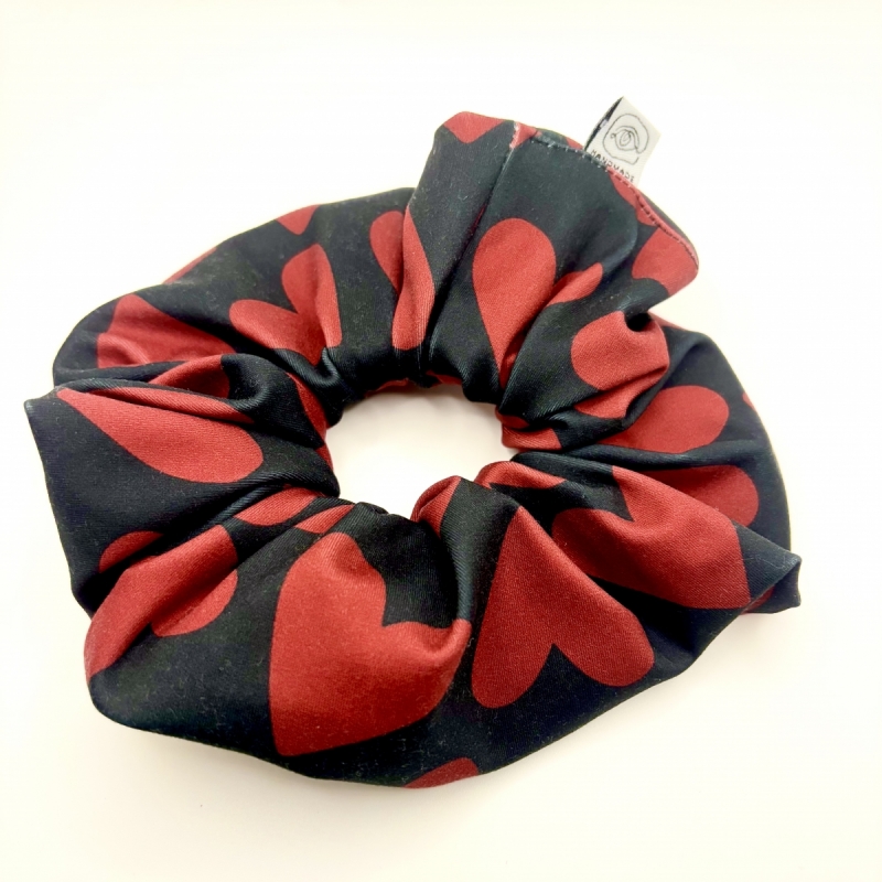 Valentine’s scrunchie handmade