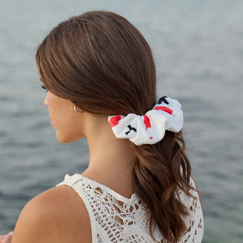 Valentine’s scrunchie handmade