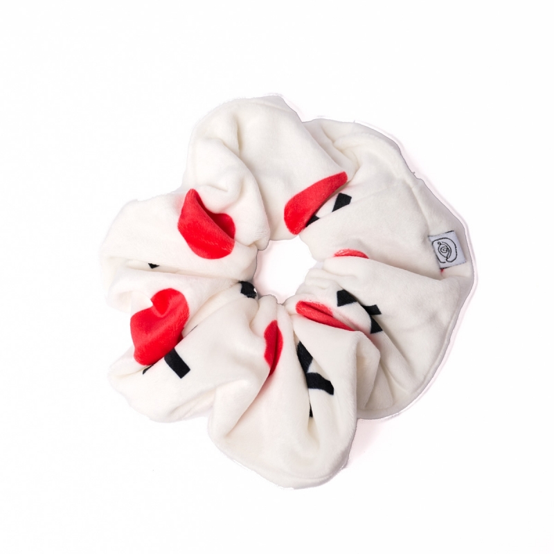 Valentine’s scrunchie handmade