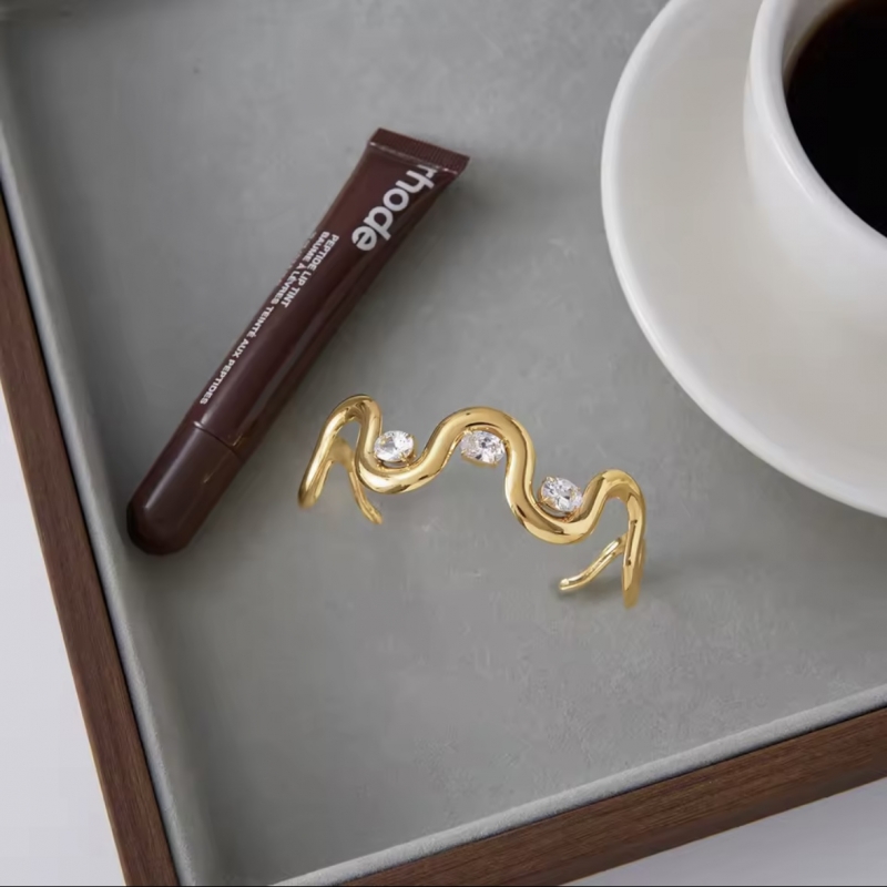 Βέργα ατσάλι με ζιρκόν