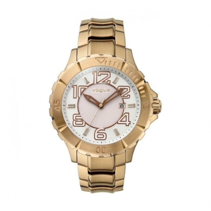 Vogue City Rose Gold Stainless Steel Bracelet