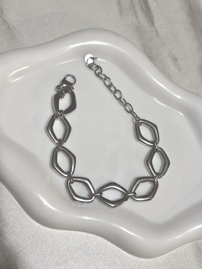 Βραχιόλι ατσάλι κρίκοι