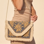 Φάκελος μπλε με σχέδια sun flower