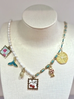 Κολιέ “Folegandros” από ατσάλι