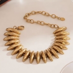 Σετ ατσάλι choker& bracelet