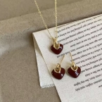 Σετ επιχρυσωμένο με καρδιές