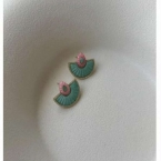 Σκουλαρίκια βεραμάν επιχρυσωμένα