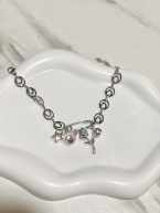 Βραχιόλι ατσάλι με charms